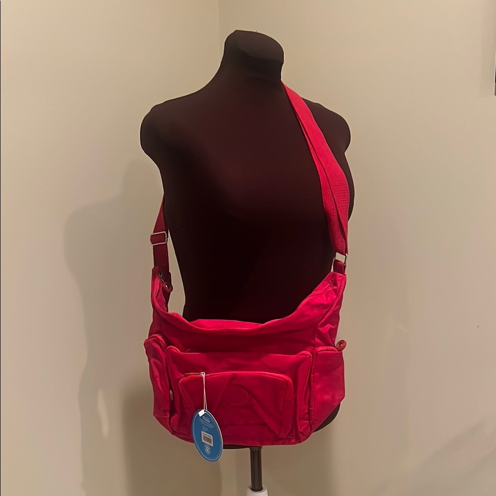 Airliner by Morel Stylish Red Cross Body Bag